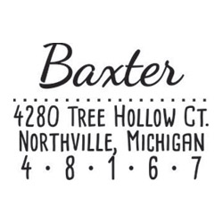 address stamp ms123 thestampmaker