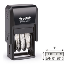 Small Date Stamp Trodat 4850 Thestampmaker