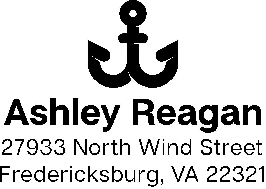 Large Anchors Away Address Stamp