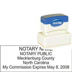 Notary Stamp - ML185 Pre-Inked Stamp - North Carolina