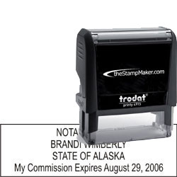 Notary Stamp - Trodat 4915 - Alaska