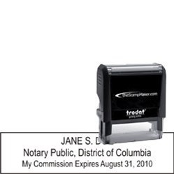 Notary Stamp - Trodat 4915 - dist of Columbia