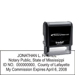 Notary Stamp - Trodat 4915 - Mississippi