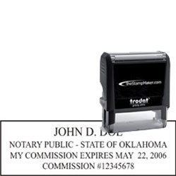 Notary Stamp - Trodat 4915 - Oklahoma