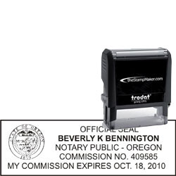 Notary Stamp - Trodat 4915 - Oregon