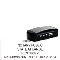 Notary Pocket Stamp 2773 - Kentucky