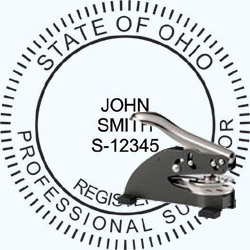 Land Surveyor Seal - Desk - Ohio