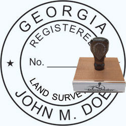 Land Surveyor Stamp - Georgia