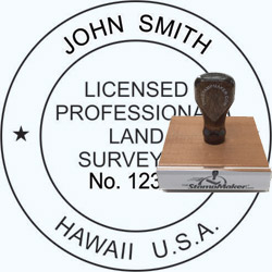 Land Surveyor Stamp - Hawaii