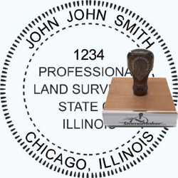 Land Surveyor Stamp - Illinois