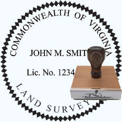 Land Surveyor Stamp - Virginia