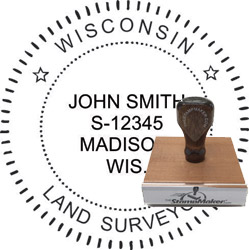 Land Surveyor Stamp - Wisconsin