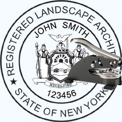 Landscape Architect Seal - Desk -  New York