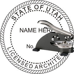 Architect Seal - Desk Top Style - Utah