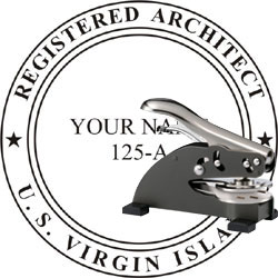 Architect Seal - Desk Top Style - Virgin Islands