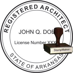 Arkansas Architect Stamps | High Quality & Ship in 1 Day ...