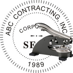 Corporate Seal Desk Embosser