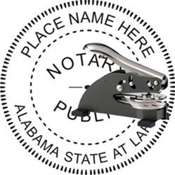 Notary Seal - Desk Top Style - Alabama