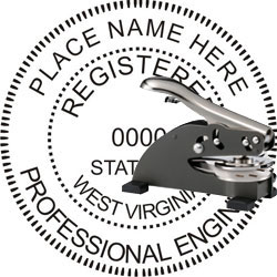 Engineer Seal - Desk Top Style - West Virginia