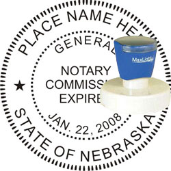 Notary Seal - Pre-Inked Stamp - Nebraska