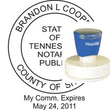Notary Seal - Pre-Inked Stamp - Tennessee