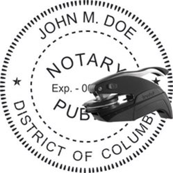 District of Columbia Pocket Notary Seal