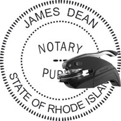 Notary Seal - Pocket Style - Rhode Island