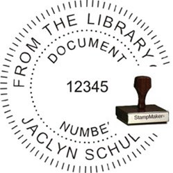 Wood Seal Stamp with Your Text
