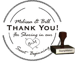 wedding stamp thank you small 11b thestampmaker com