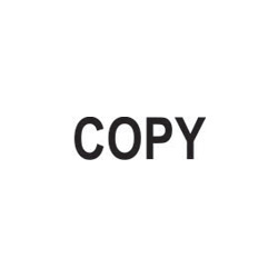 "Copy" Rubber Stamp SSS9